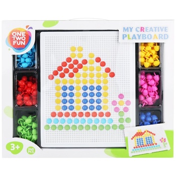 Мозаїка з дошкою One two fun My Creative Playboard - купити, ціни на Auchan - фото 1