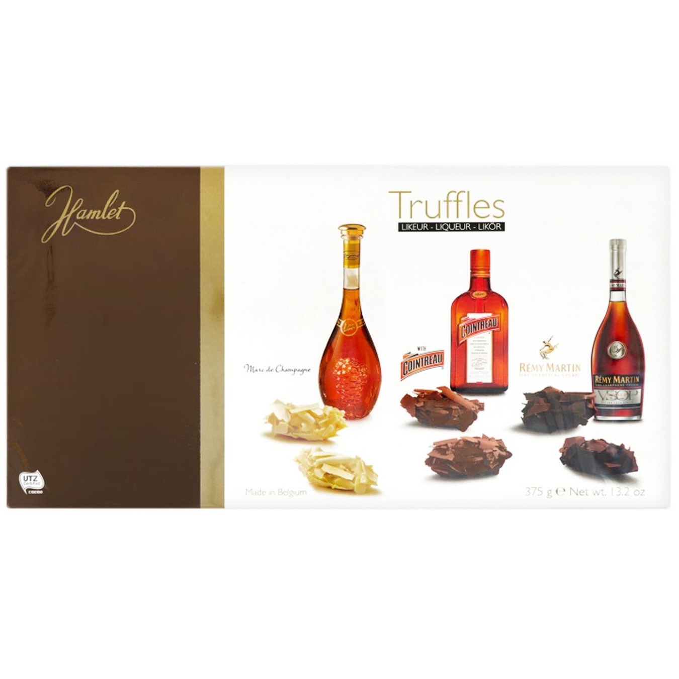 

Конфеты Hamlet Truffles с ликером 375г