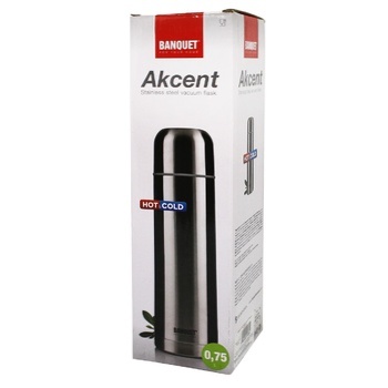 Akcent Banquet Thermos 0.75l - buy, prices for MegaMarket - photo 1