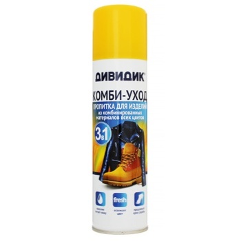 Dividik Combi-care 3in1 Impregnation for Shoes Water-repellent 250ml - buy, prices for MegaMarket - photo 2