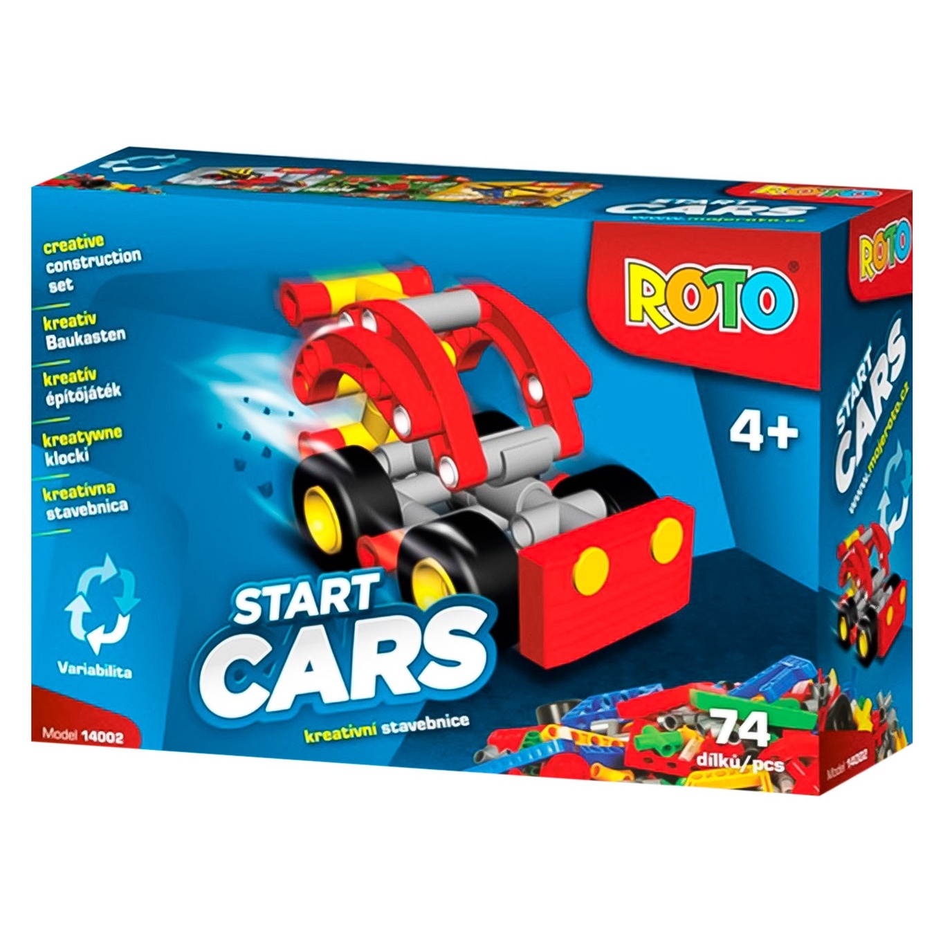 

Конструктор Roto Start Cars Багги 74элемента