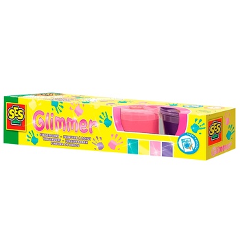 SES Creative My First Glimmer Fingerpaint 4colors