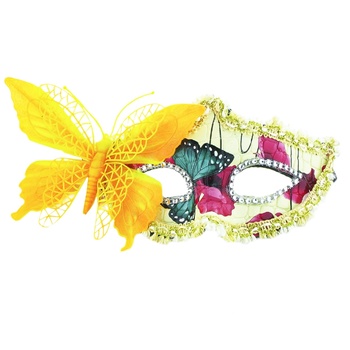 Decoration Carnival Multi-Colored Mask in Assortment 1661-4 - buy, prices for ULTRAMARKET - photo 2