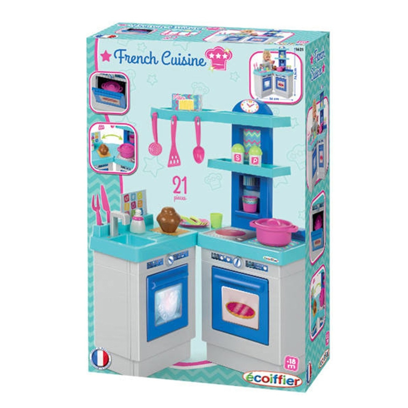 

Набор игровой Ecoiffier Кухня French Cuisine 21предмет
