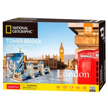 CubicFun National Geographic Tower Bridge Construction Set - buy, prices for MegaMarket - photo 1