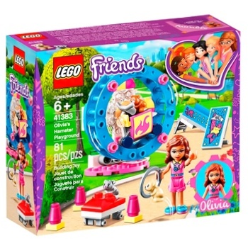 Уцінка Конструктор Lego Friends 41383 Ігровий майданчик хом'ячка Олівії