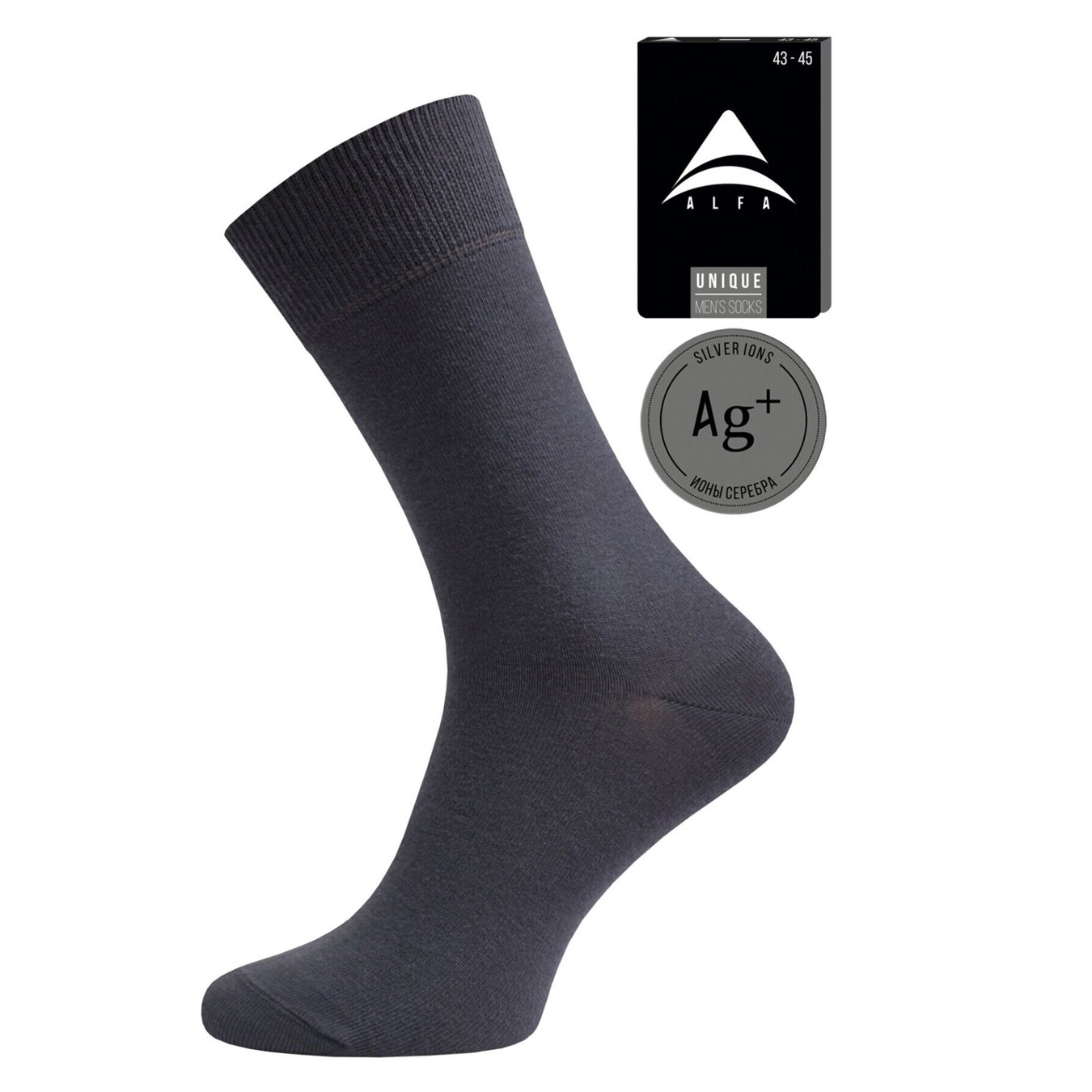 

Носки Alfa Unique мужские р.43-45