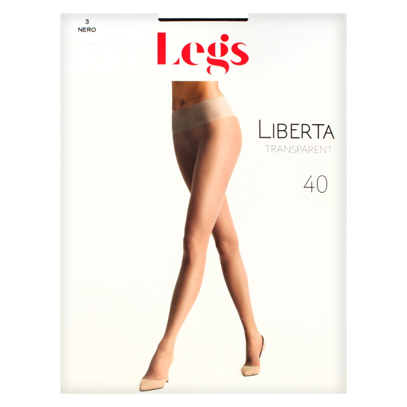 

Колготки женские Legs Liberta 223 40ден nero размер 1/2