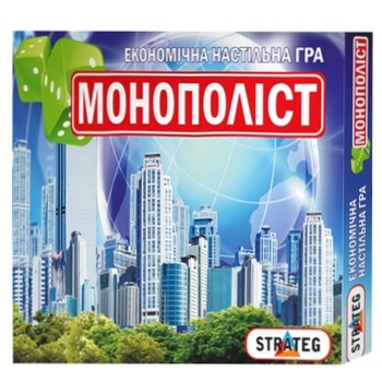 Гра настільна Strateg Монополіст укр/рос - купити, ціни на Cупермаркет "Харків" - фото 1