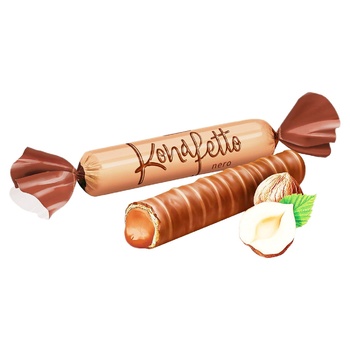 Цукерки Roshen Konafetto Nero молоко - купити, ціни на - фото 1