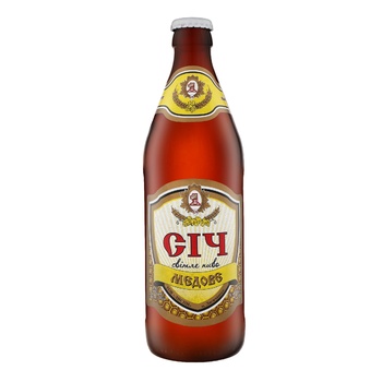 Sich Medove light beer 5.2% 0.5l