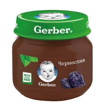 Пюре Gerber чорнослив 80г