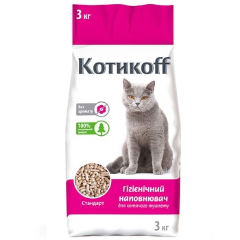 Kotikoff Woody Hygienic Filler 3kg - buy, prices for EKO Market - photo 1