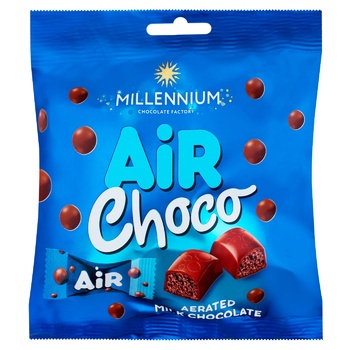 Millennium Air Milk Chocolate Candies 50g - buy, prices for ULTRAMARKET - photo 1