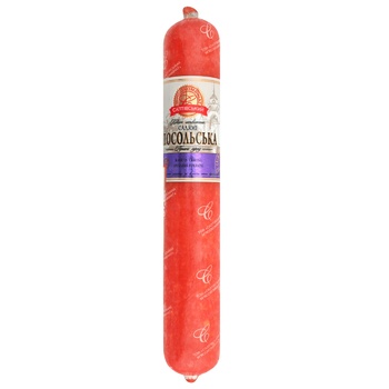 Saltivskiy Myasokombinat Salami Posolska Semi-Smoked 1-Grade Sausage 500g - buy, prices for - photo 1