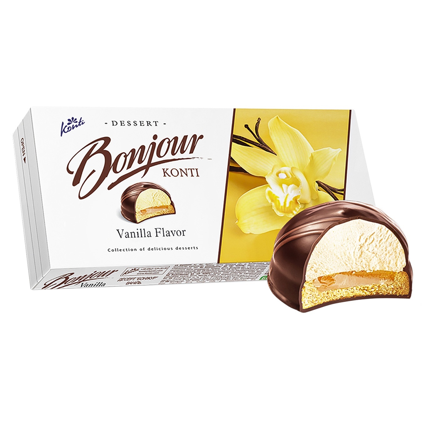 

Десерт Konti Bonjour ваниль 232г
