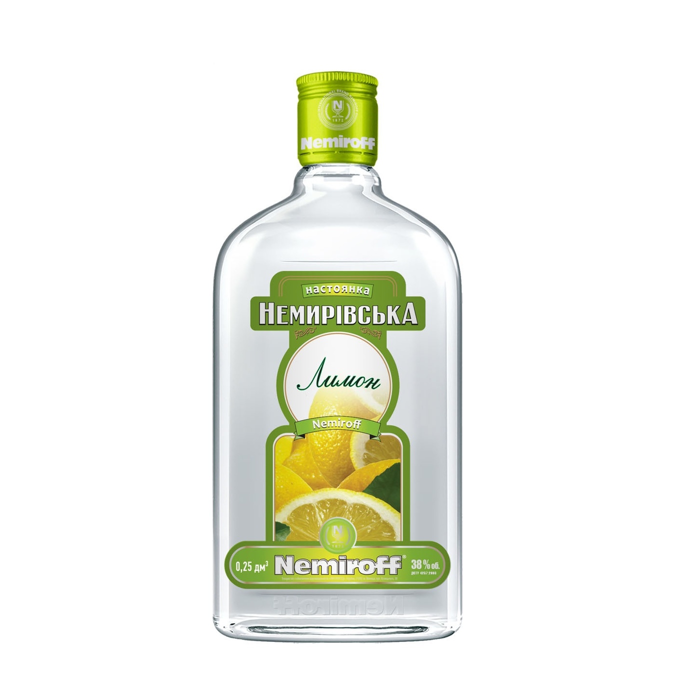 

Настойка Nemiroff Лимон 38% 250мл