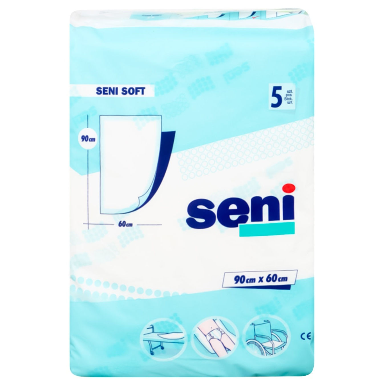 

Пеленки Seni Soft 5шт 90x60см