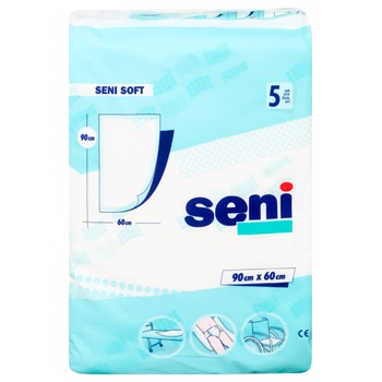 Seni Soft Super Hygienic Diapers 90х60cm 5pcs - buy, prices for COSMOS - photo 3