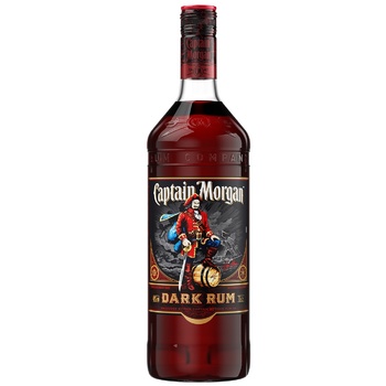 Captain Morgan Dark Rum 40% 1l - buy, prices for NOVUS - photo 1