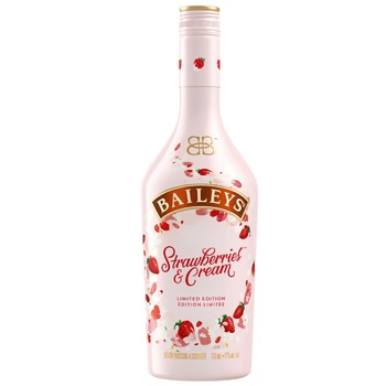 Лікер Baileys Strawberries&Cream 17% 0,7л - купити, ціни на Auchan - фото 1