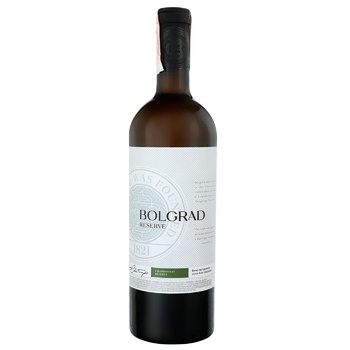 Вино Bolgrad Chardonnay біле сухе 13.2% 0,75л - купити, ціни на КОСМОС - фото 1