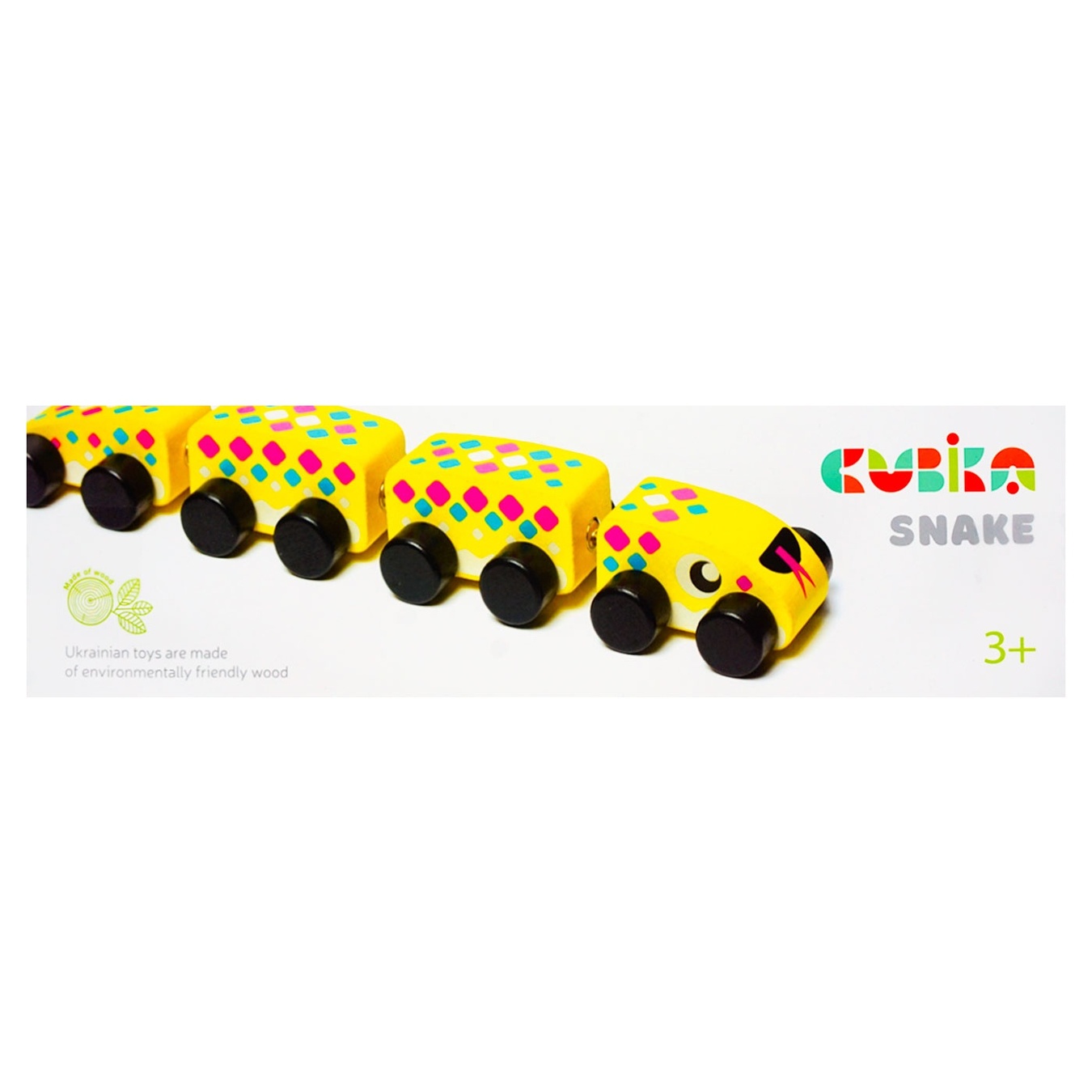 

Игрушка Cubika поезд змейка
