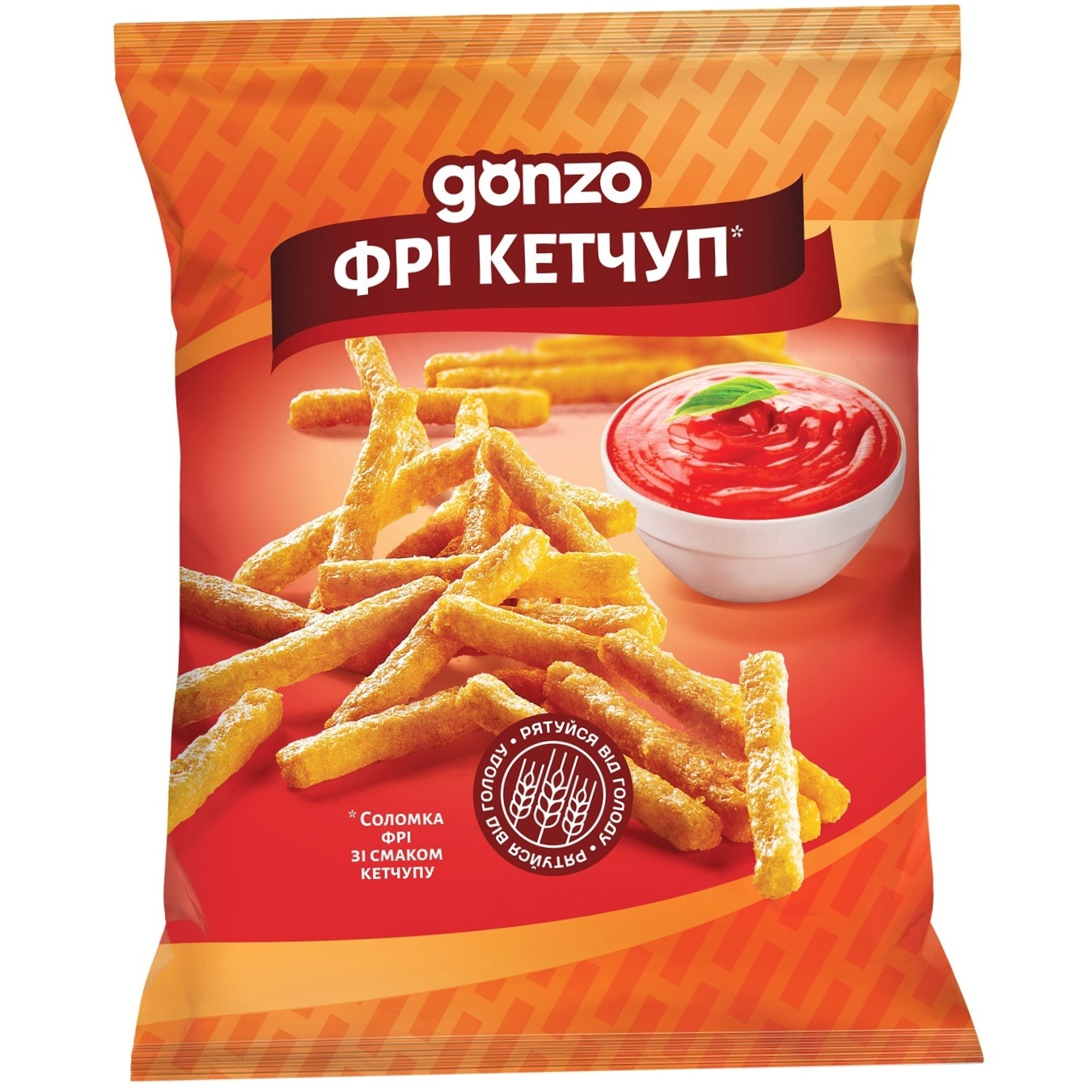 

Соломка фри Gonzo кукурузная со вкусом кетчупа 35г