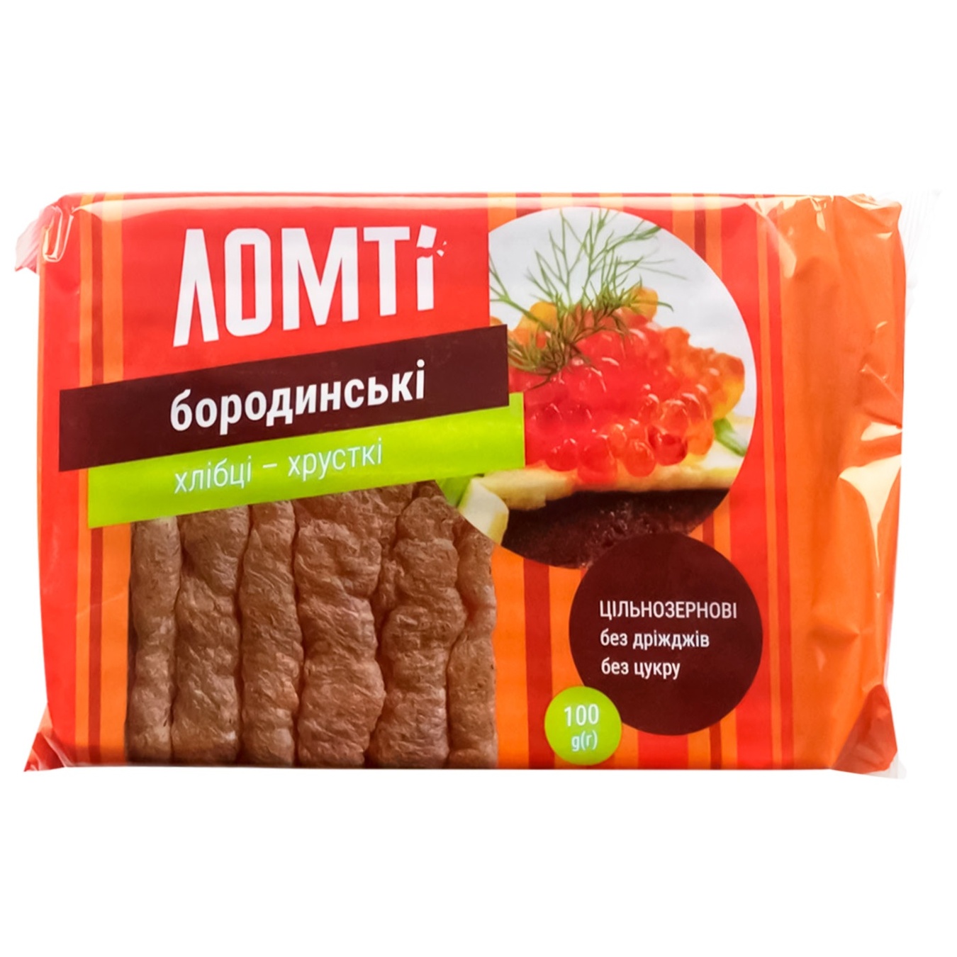 

Хлебцы Ломти Бородинские 100г