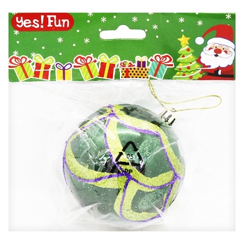 Yes!Fun Decoration Ball Clivia 8cm - buy, prices for MegaMarket - photo 1