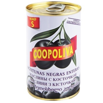 Coopoliva Black Olives with Pits 314ml - buy, prices for EKO Market - photo 1