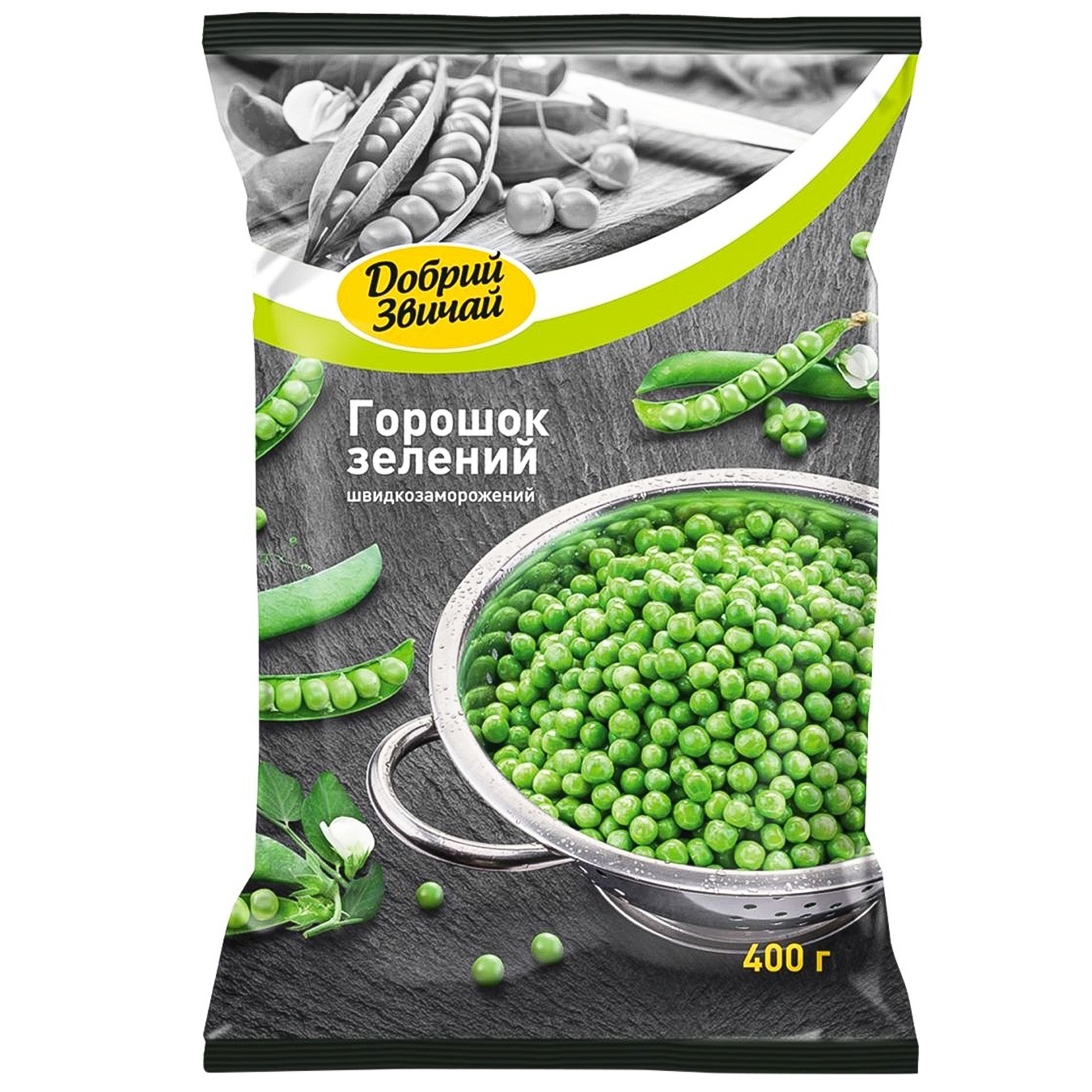 

Горошек Добрий Звичай зеленый 400г
