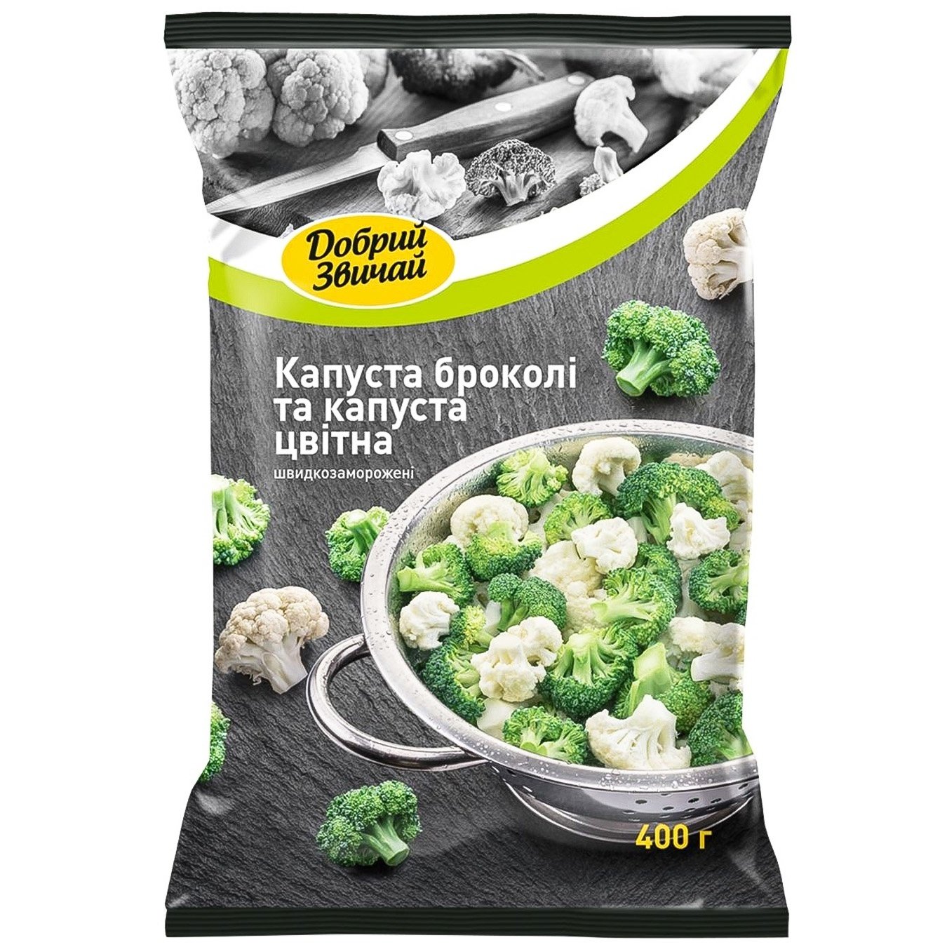 

Капуста Добрий Звичай брокколи и цветная капуста 400г