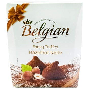 Конфеты The Belgian Трюфели с фундуком 200г - купить, цены на Auchan - фото 1