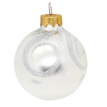 ASK Glass Christmas Tree Ball with Design 6cm in Assortment - buy, prices for - photo 11