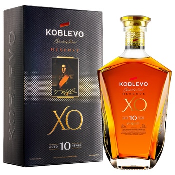 Koblevo Reserve Brandy XO 10 years brandy  40% 0.5l - buy, prices for Auchan - photo 1