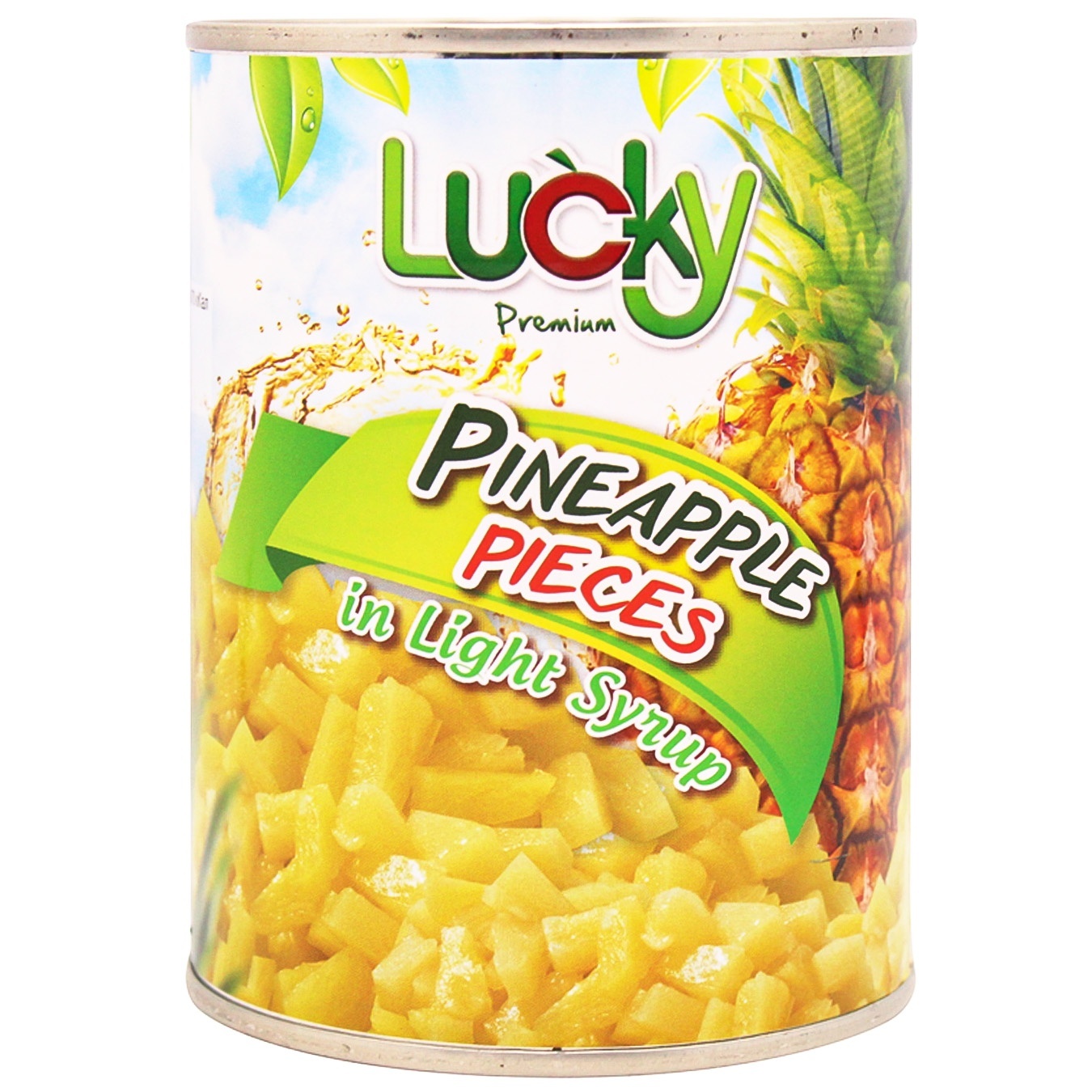 

Ананас Lucky кусочками в сиропе 580мл