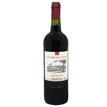 Marquis De Loiseau Red Dry Wine 11.5% 0.75l