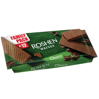 Вафли Roshen Wafers шоколад 216г - купить, цены на ЕКО Маркет - фото 2