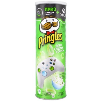 Pringles Sour Cream and Onion Flavored Potato Chips 165g - buy, prices for METRO - photo 2