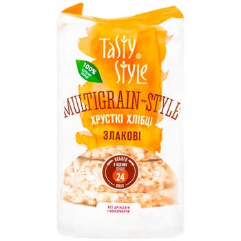 Tasty Style Cereal Crispbreads  95g - buy, prices for Auchan - photo 2