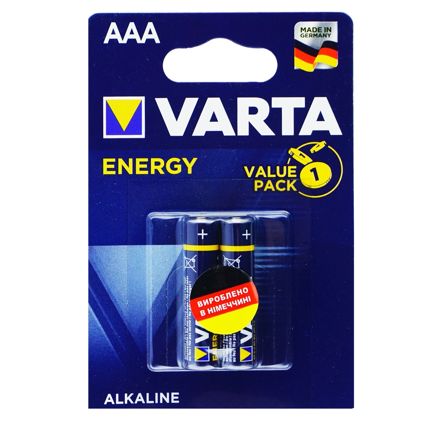 

Батарейка VARTA Energy AAA BLI 2шт