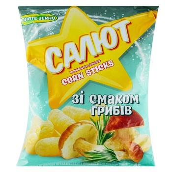 Zolote Zerno Salute Corn Sticks with Mushroom Flavor 45g - buy, prices for NOVUS - photo 1