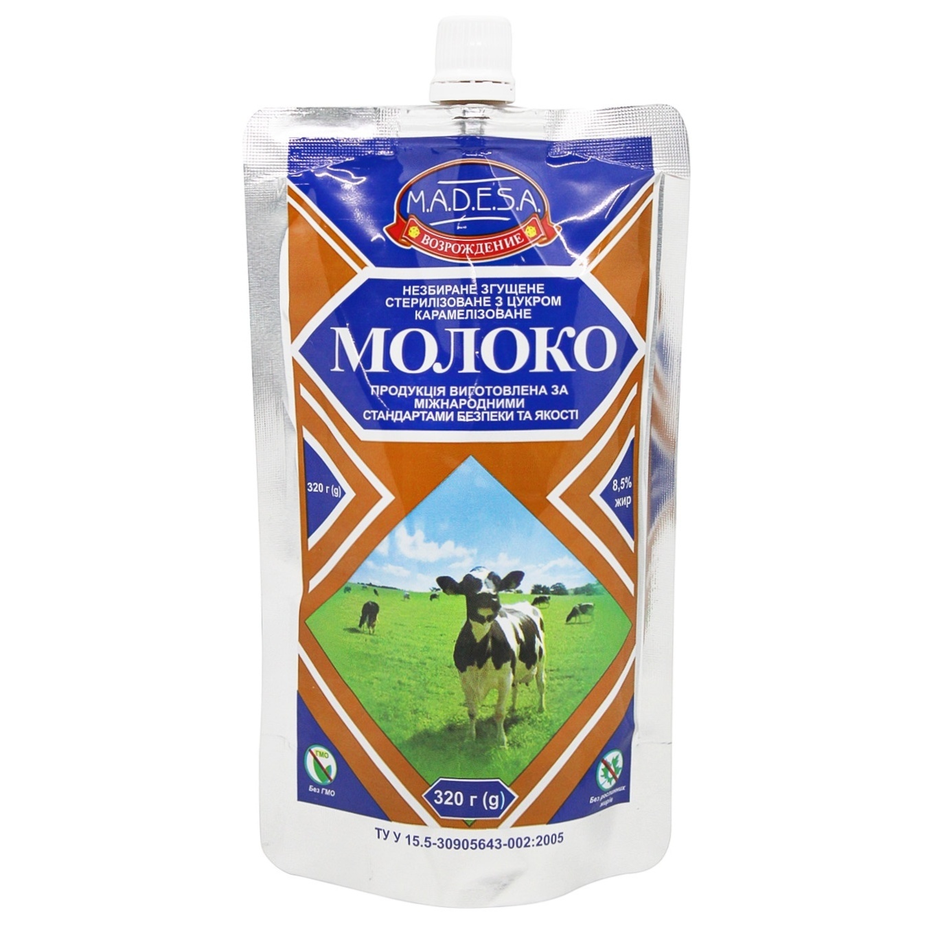 

Молоко сгущенное Madesa вареное 8,5% 320г
