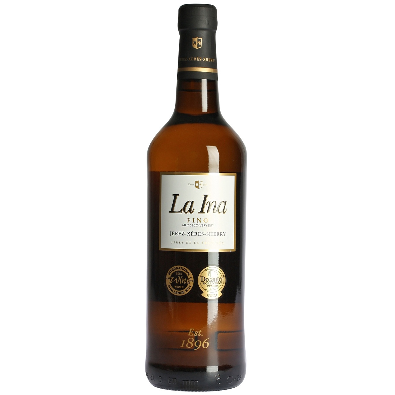 

Вино La Ina Fino Sherry Херес крепленое белое сухое 15% 0,75л