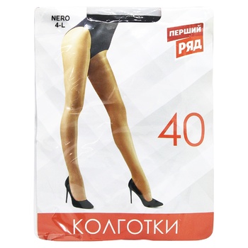 Pershyj Rjad Women's Tights 40Den s.4 Black - buy, prices for EKO Market - photo 1