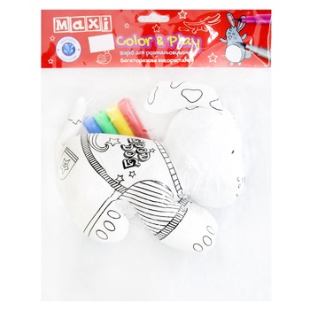 Набор для раскрашивания Maxi Собачка + 4 фломастера - купить, цены на - фото 1