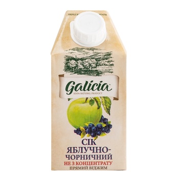 Galicia apple-blueberry juice 0.5l - buy, prices for NOVUS - photo 2