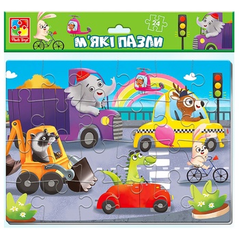 Vladi Toys Transport Soft Puzzle 24elements - buy, prices for - photo 1