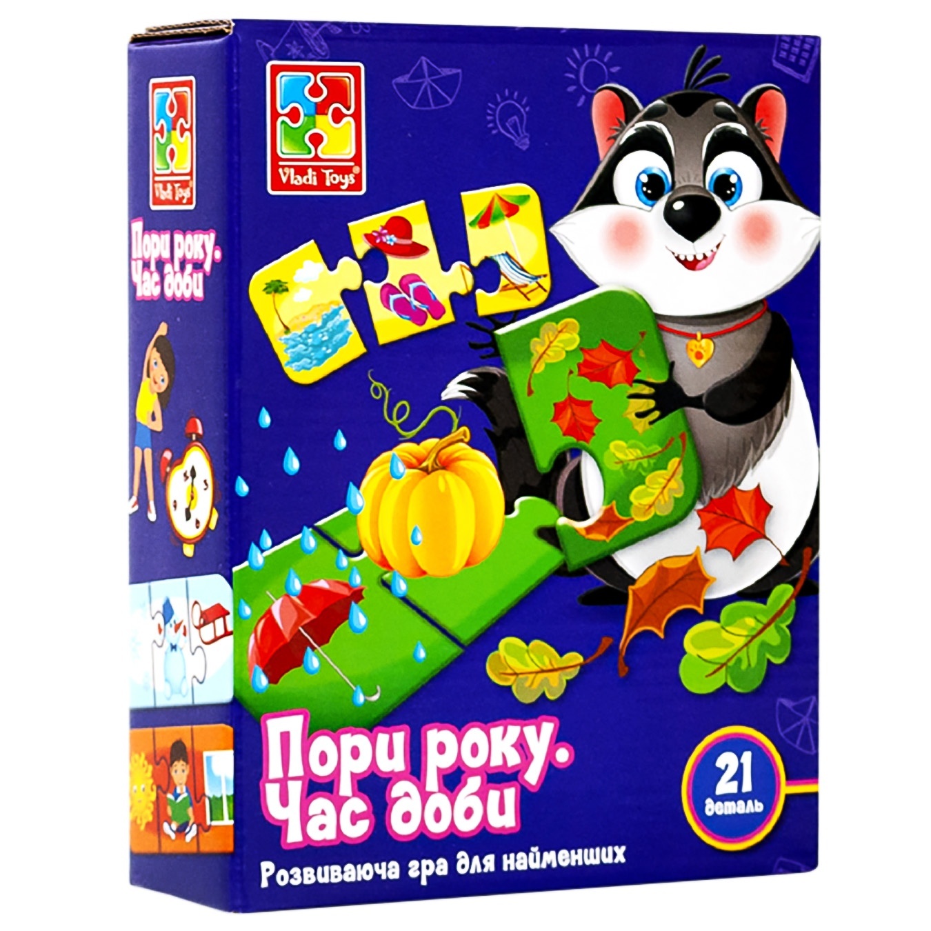 

Игра развивающая Vladi Toys Времена года. Время суток укр